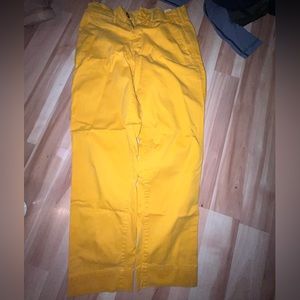 Yellow GAP Khakis